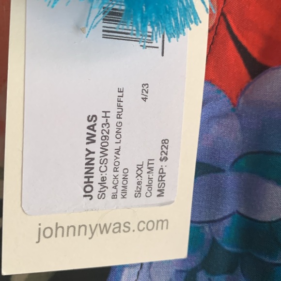 Johnny Was long kimono - Picture 4 of 7